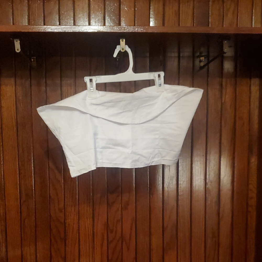 3 For $18 ASOS DESIGN SIZE 14 White Women's Tube Top